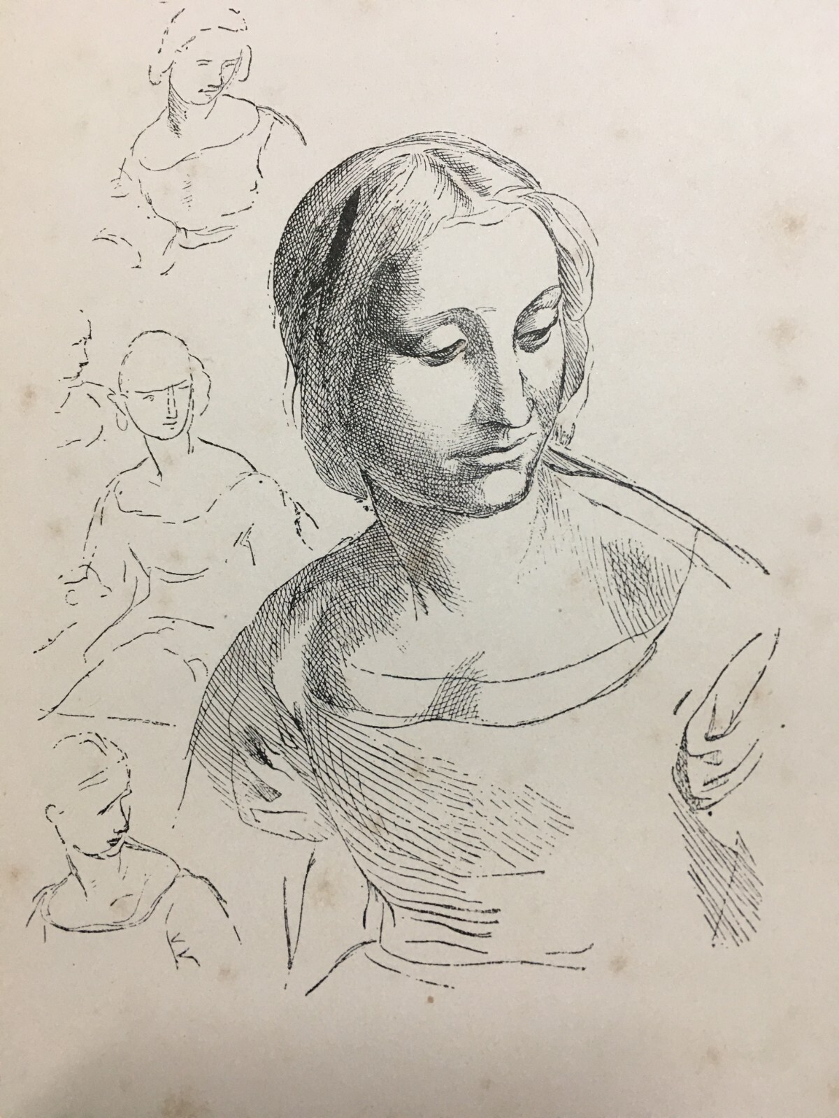 Leonardo Da Vinci: Trattato Della Pittura, Vasari, Antica Edizione Illustrata, 1890, Ritratto