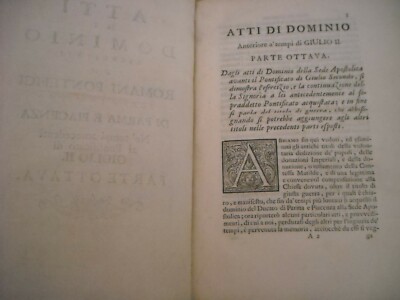 Emilia: Parma, Piacenza. Atti Di Dominio. Giulio II, Carpi, Matilde, Fano. 1741.