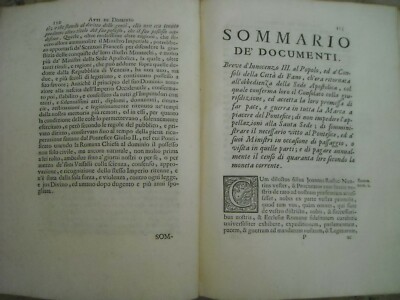 Emilia: Parma, Piacenza. Atti Di Dominio. Giulio II, Carpi, Matilde, Fano. 1741.