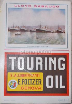 Navigazione, Emigrazione E Navi: I Quattro Conti, Lloyd Sabaudo, Foltzer E Chianti Ruffino