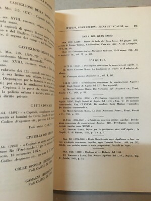 Abruzzo: Deputazione Di Storia Patria Statuti (L'Aquila, Accumoli, Paganica, Pizzoli)