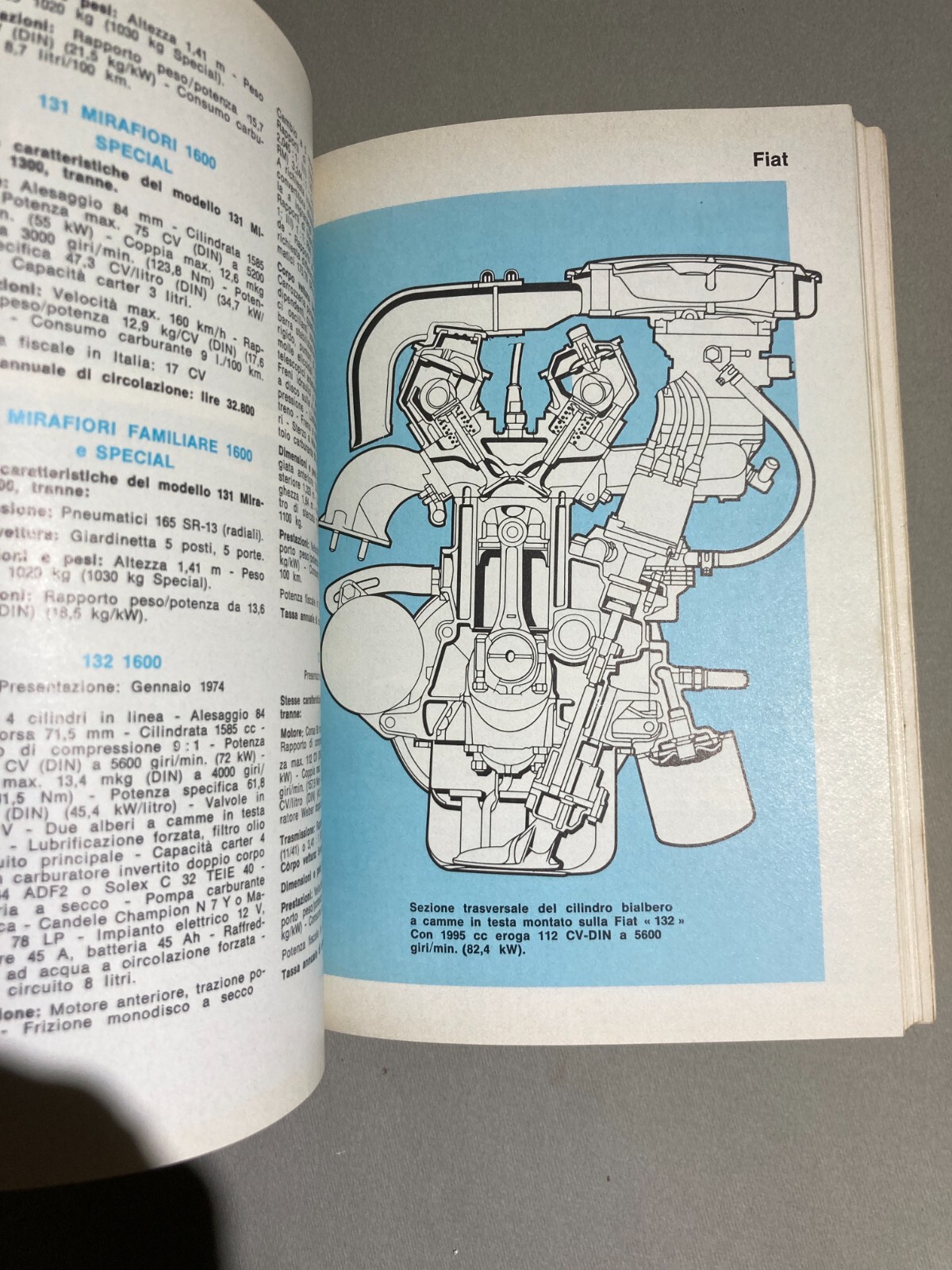 Automobili d'Epoca, Automobilismo, Ampio Catalogo Illustrato, Anni '70, Fiat, Ferrari