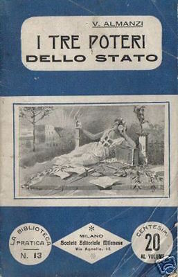 I Tre Poteri Dello Stato   Almanzi   Copertina Di Tallone