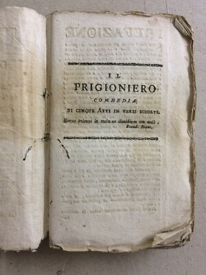 Francesco Albergati Capacelli: Opere, Tomo II (La Tarantola, Nadir)   1792