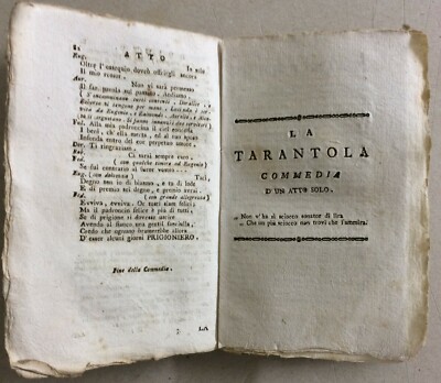 Francesco Albergati Capacelli: Opere, Tomo II (La Tarantola, Nadir)   1792