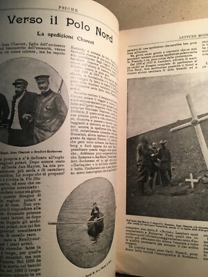 Psiche Letture Moderne Illustrate, Palermo 1903   Colombo, Charcot, Savoia