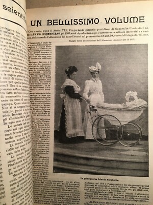 Psiche Letture Moderne Illustrate, Palermo 1903   Colombo, Charcot, Savoia