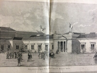 Torino, Arte E Architettura All'Esposizione Del 1884: Due Vedute Animate Dell'Artista Bonamore