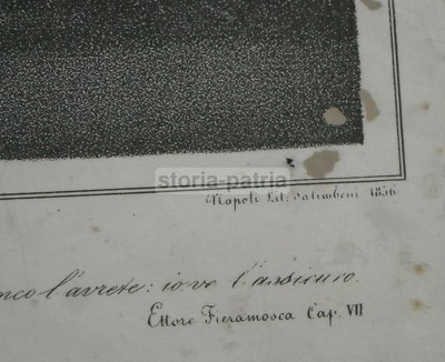 Militaria: Ettore Fieramosca, Antica Litografia Napoletana, Giuseppe Simonetti, Salimbeni, 1836