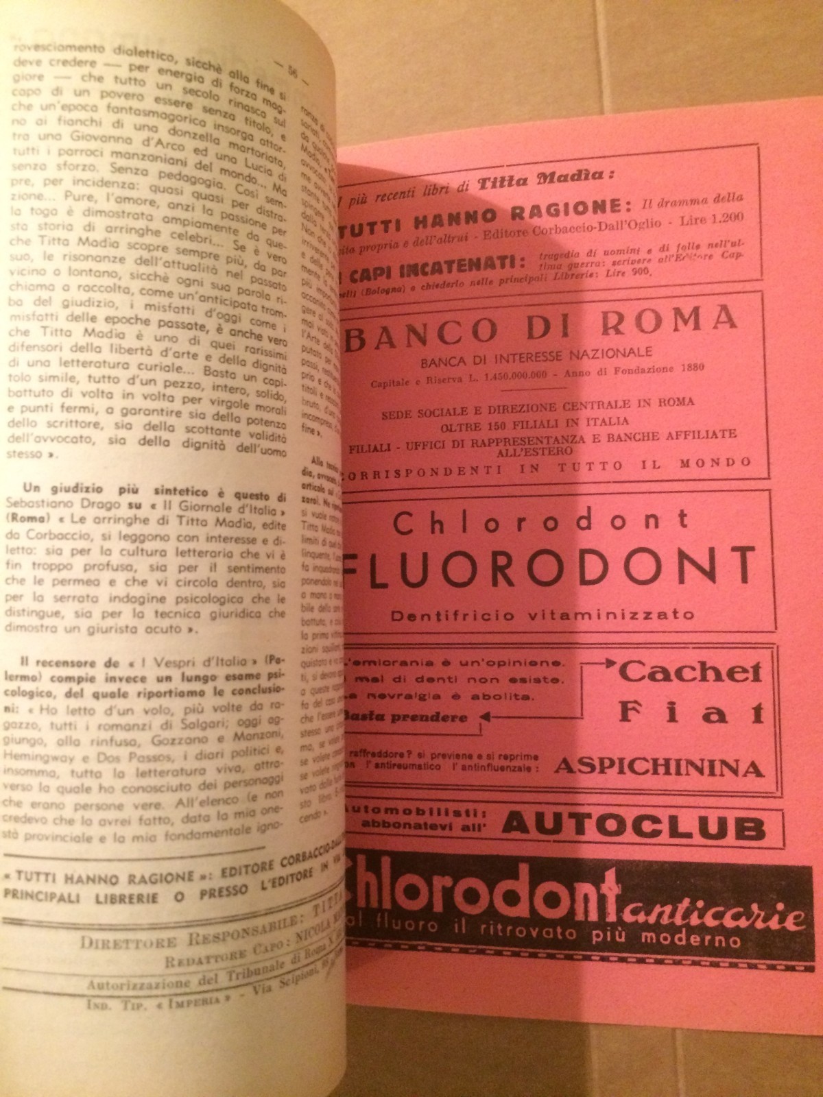 Oratoria Giuridica: Benedetto Croce, Malocchio, Pozzo Palone, Vecchini, Berardelli
