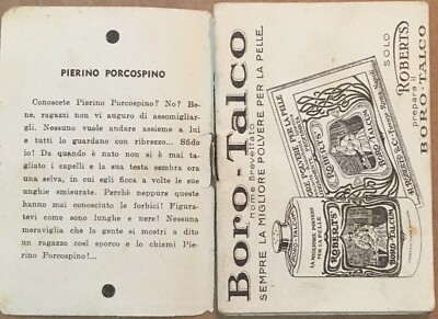 Racconti Per Bambini: Favole Illustrate   Pierino Porcospino   Borotalco Roberts, 1936