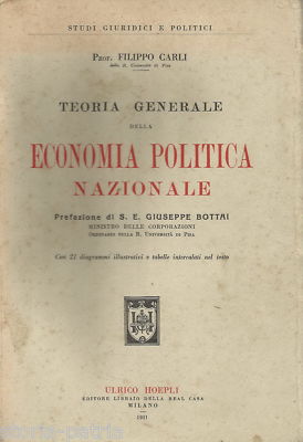 Economia Politica: Salario, Reddito, Teoria Della Crisi (Carli, 1931)