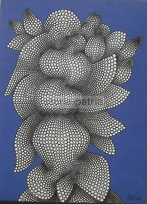Informal Art, Marche Artist Corrado Cagli, Evocative Vintage Print, 1968