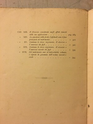 Sterni   Il Divorzio: Confutazione A Dumas. Trieste, 1883
