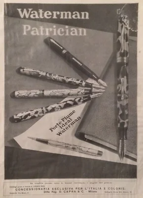 Stampa Champion e Waterman Patrician, Circa 1931