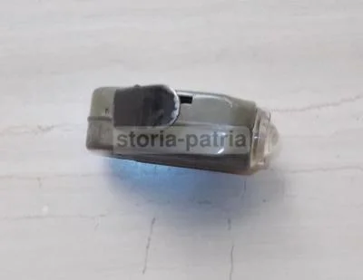 Fanalino Portatile in Metallo Verde Militare, Produzione Olandese, foto 3 di 5