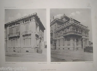 Villa Romanelli e Villino Frette a Viareggio, Magagna e Orrali