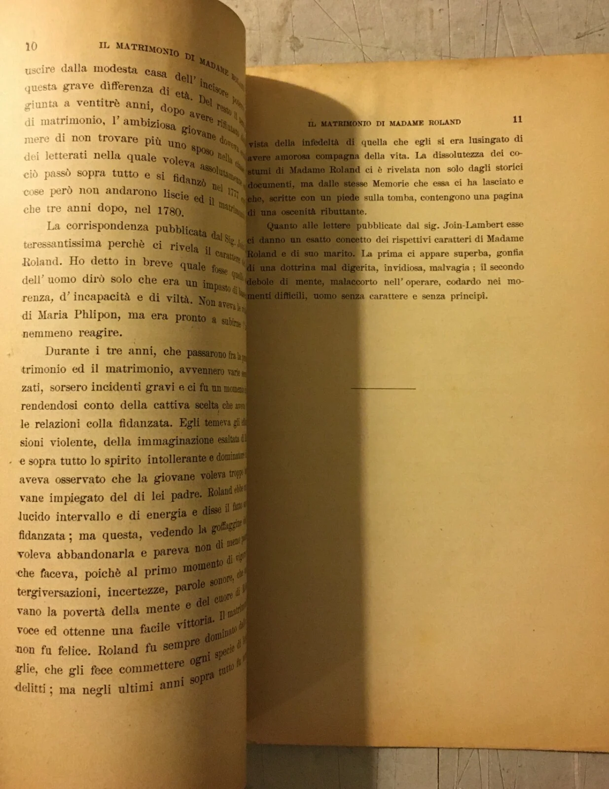 Monarchia Francese: Il Matrimonio di Madame Roland Grabinski Antica Edizione, 1896