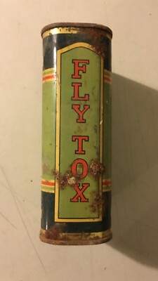 Igiene Insetticida Fly Tox: Scatola Litografata Pubblicitaria Gibbs
