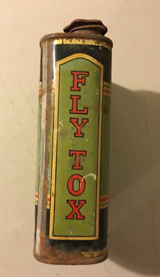 Igiene Insetticida Fly Tox: Scatola Litografata Pubblicitaria Gibbs