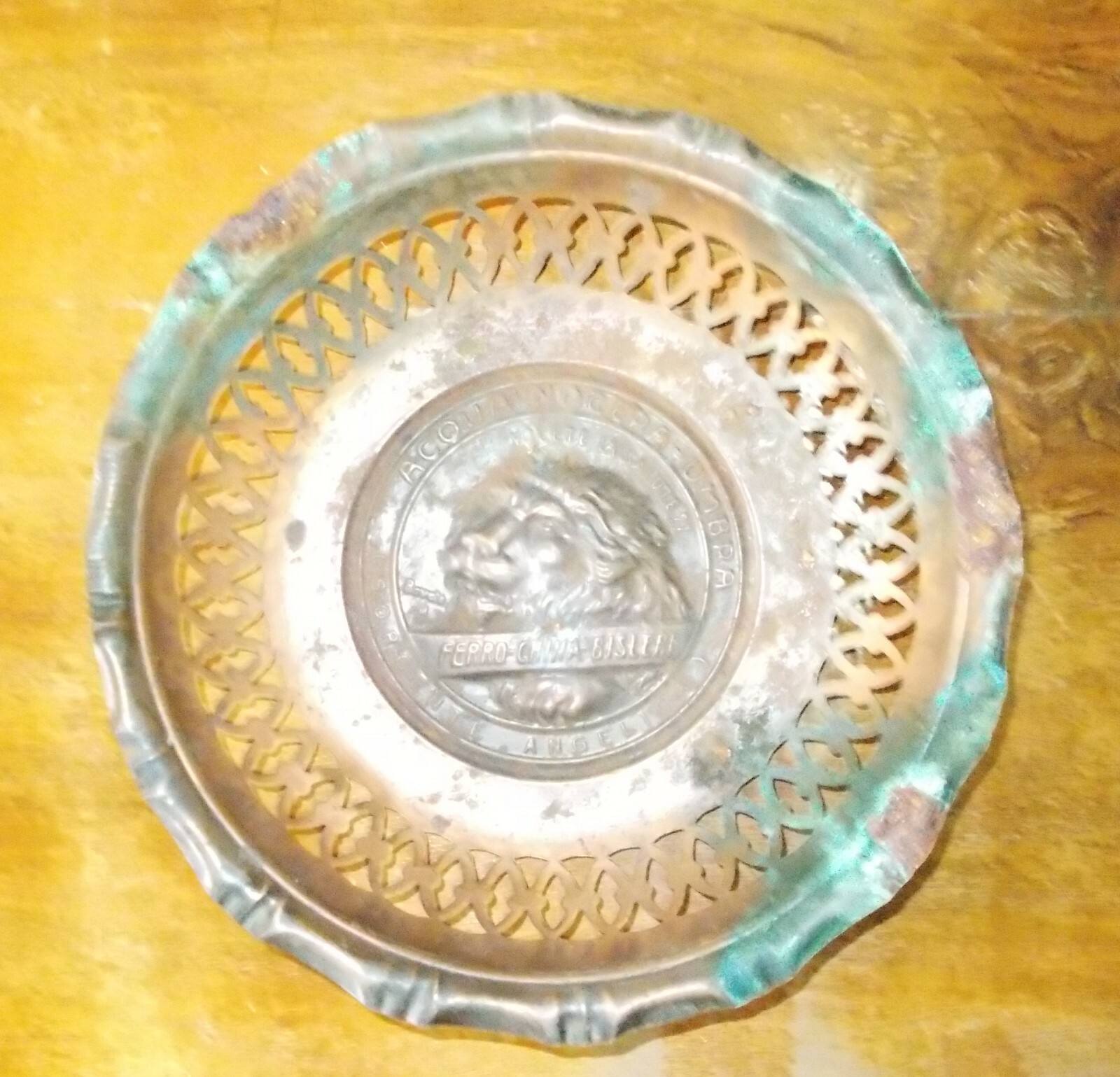 Distilleria Liquori Ferro China Bisleri Nocera Umbra   Vassoio Pubblicitario