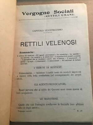 Alberto Costa, Vergogne Della Società: Giornalisti, Suocere, Artisti, Calunniatori
