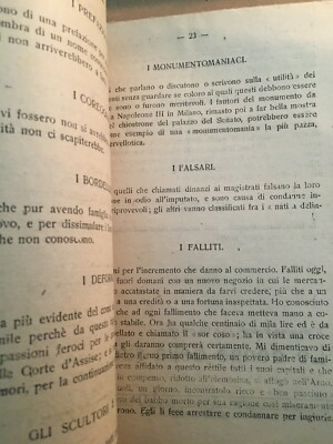Alberto Costa, Vergogne Della Società: Giornalisti, Suocere, Artisti, Calunniatori