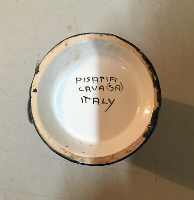 Soprammobile Pubblicitario In Ceramica Di Pisapia, Villaggio Sportingolimpiacava
