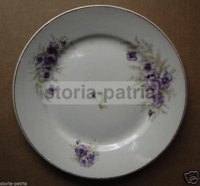 Antico Piatto Ginori Con Decorazione Floreale
