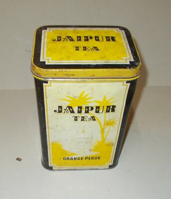 The Jaipur Tea: Scatola Pubblicitaria Italtea (Novate, Milano) Da Collezione d'Epoca