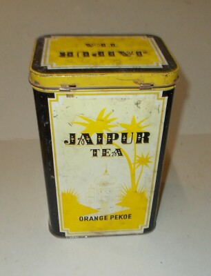 The Jaipur Tea: Scatola Pubblicitaria Italtea (Novate, Milano) Da Collezione d'Epoca