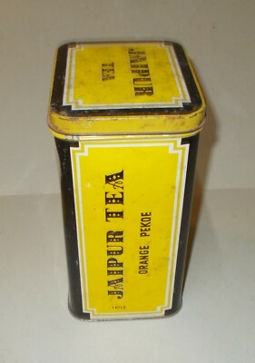 The Jaipur Tea: Scatola Pubblicitaria Italtea (Novate, Milano) Da Collezione d'Epoca