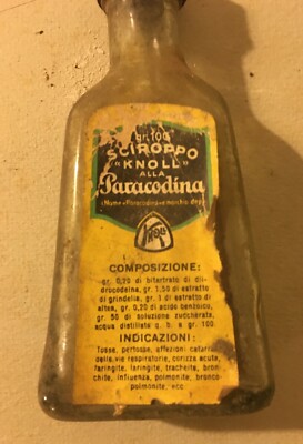 Medicina, Farmacia, Tosse E Polmonite: Pubblicità d'Epoca Knoll Paracodina