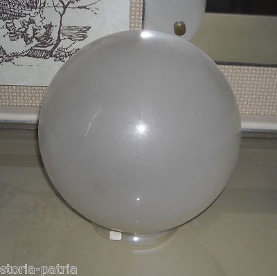 Antica Coppa Per Lampada O Lampadario, Globo In Vetro Smerigliato
