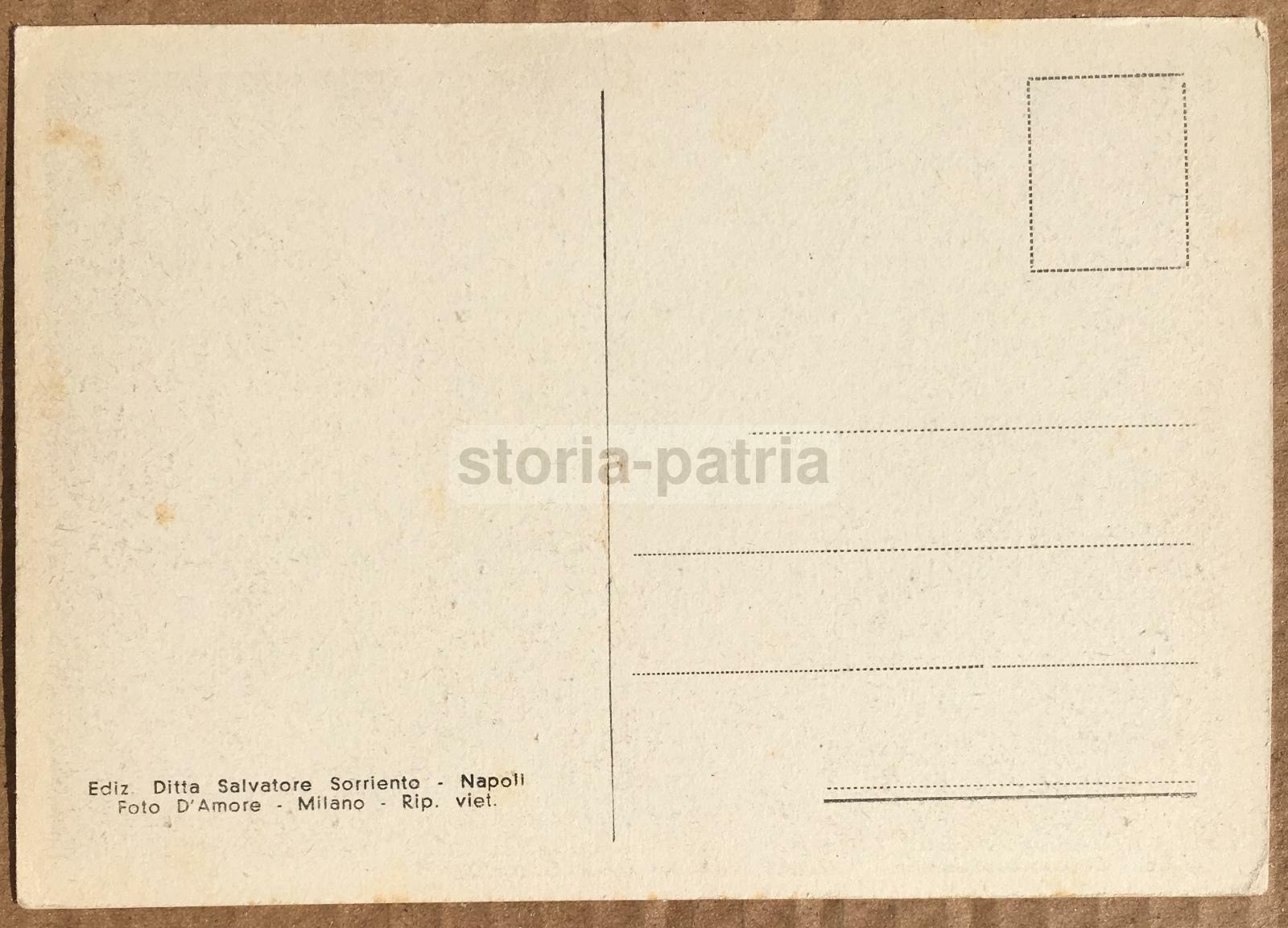Torre Annunziata: Animatissima Veduta, Foto d'Amore, Editore Sorriento, Con Carretto