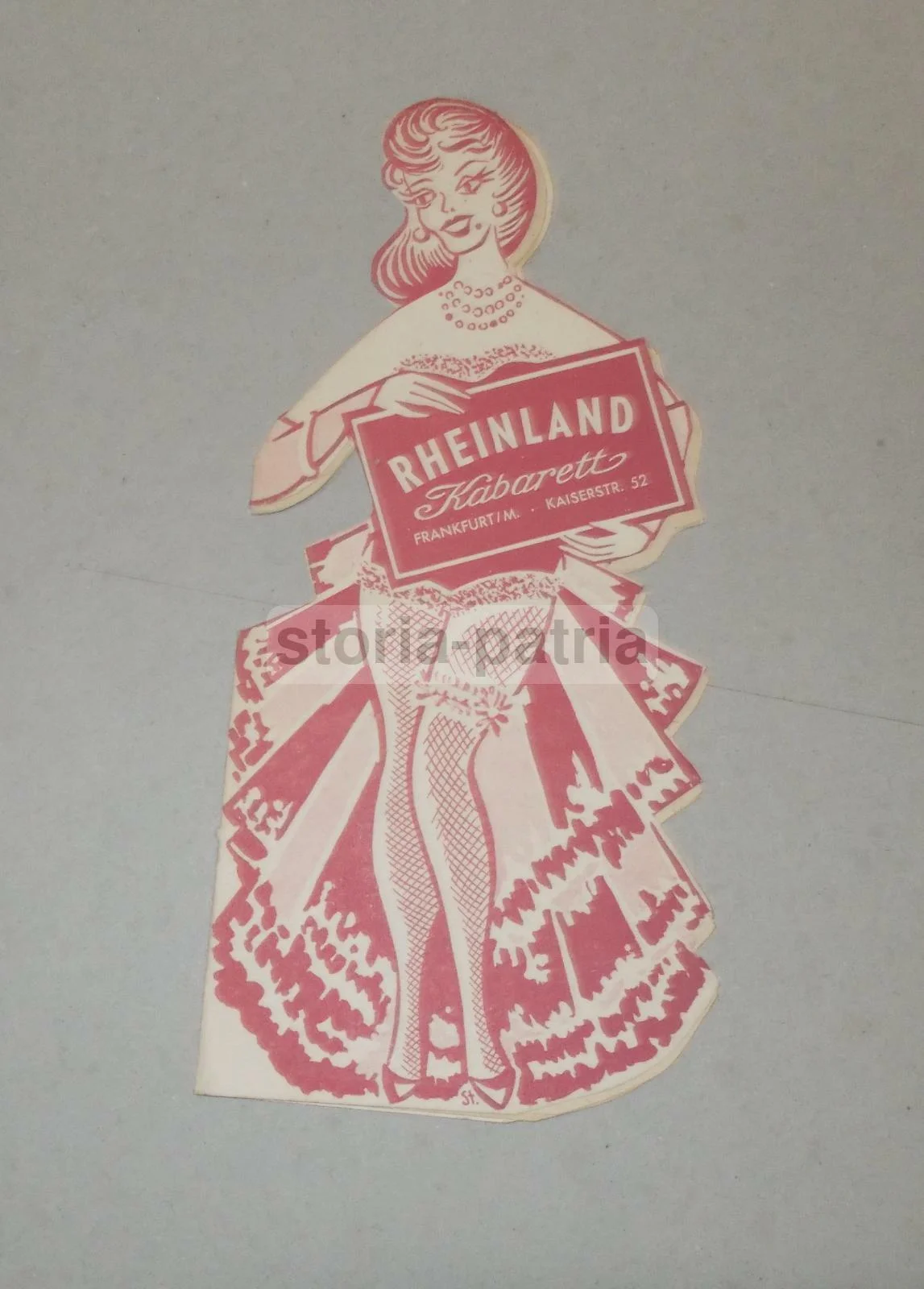 Music, Entertainment and Cabaret in Frankfurt: Rheinland Kabarett, Rene Carol, Custor, 1961