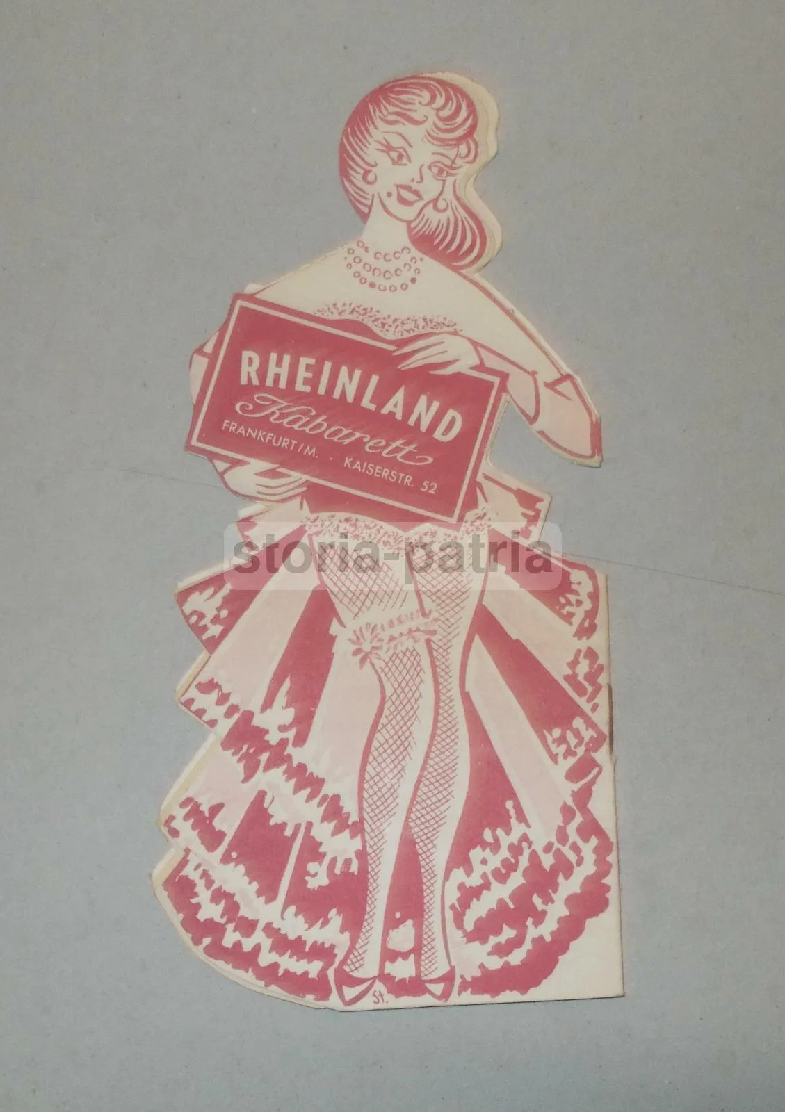 Music, Entertainment and Cabaret in Frankfurt: Rheinland Kabarett, Rene Carol, Custor, 1961