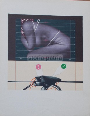 Sergio Sarri, Schermo d'Analisi E Attrezzo. Grafica Per Bolaffi Arte