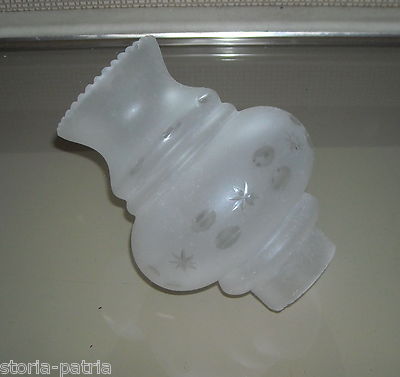 Coppa Per Lampada In Vetro Satinato, Design Metà Del '900