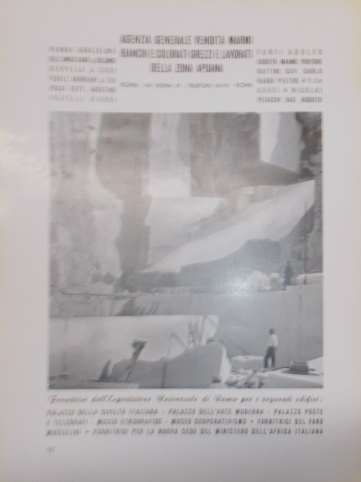 Arte Grafica Pubblicitaria Filati Italviscosa, Artista Cancelli, Cave Marmi Apuani