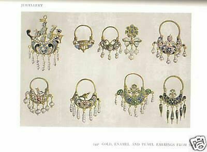 Sicilia, Oreficeria Popolare E Folklore: Gioielli In Smalto E Perle, Stampa A Colori (1920 Circa)