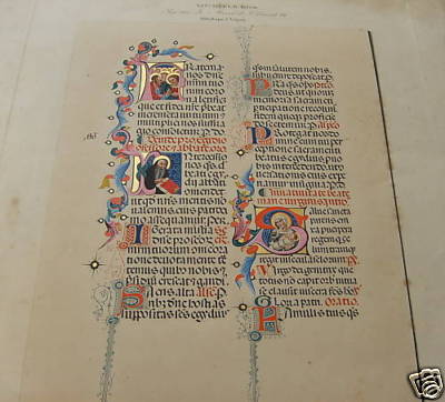 Filologia Diplomatica: Grande Foglio Con Decorazioni Policrome   Girault Silvestre