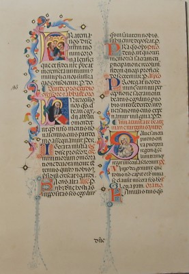 Filologia Diplomatica: Grande Foglio Con Decorazioni Policrome   Girault Silvestre