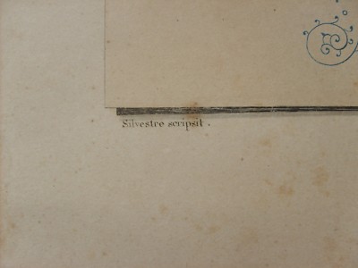 Filologia Diplomatica: Grande Foglio Con Decorazioni Policrome   Girault Silvestre