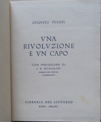 Una Rivoluzione E Un Capo