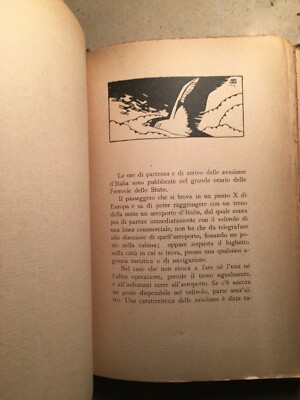 Guida Del Viaggiatore Aereo (1928)   Otello Cavara   Copertina Futurista Di Eriberto Carboni