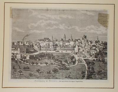 Puglia, Bitonto, Veduta Panoramica Con Palazzi E Cinta Muraria