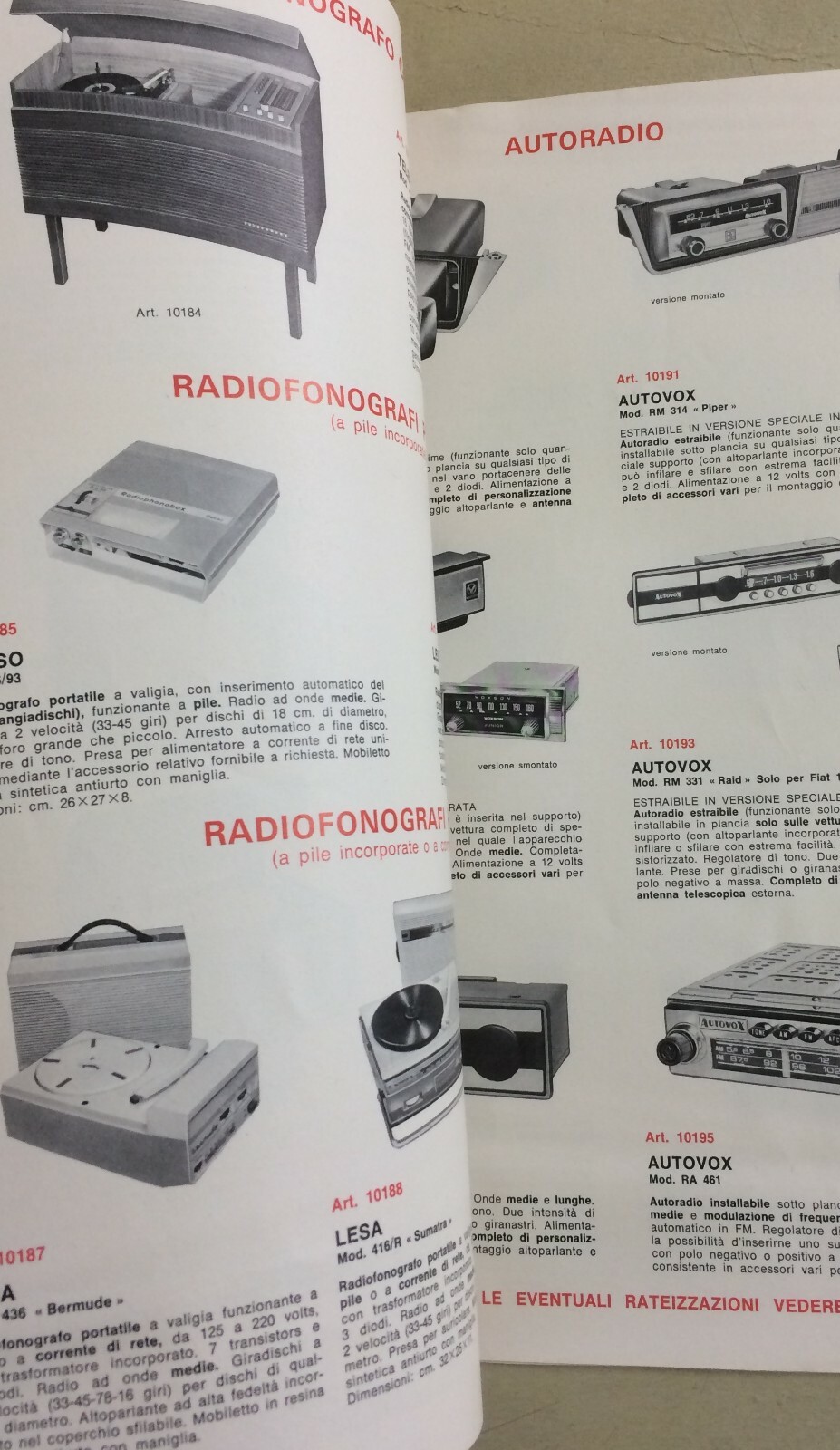 Radiotecnica, Musica, Radio, Roma, Bagnini: Catalogo Illustrato Pubblicitario