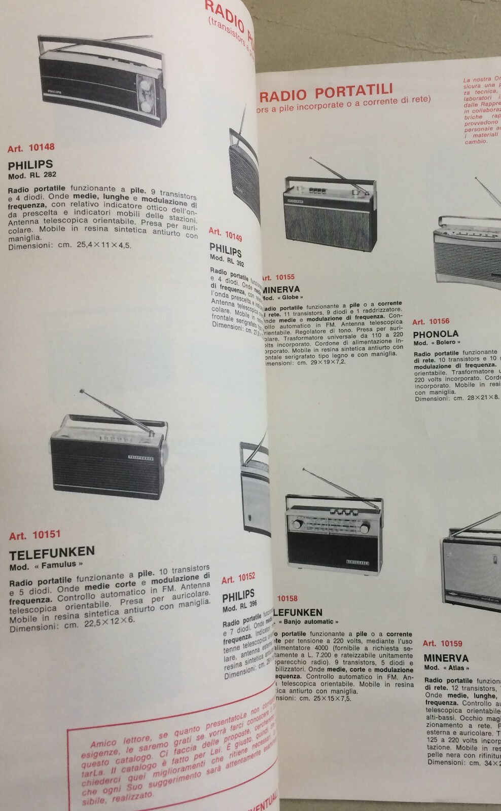 Radiotecnica, Musica, Radio, Roma, Bagnini: Catalogo Illustrato Pubblicitario