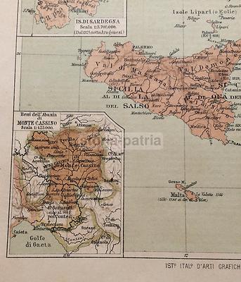 Regno Di Napoli, Sicilia, Sardegna E Sud Italia Sotto Angioini E Aragonesi Mappa